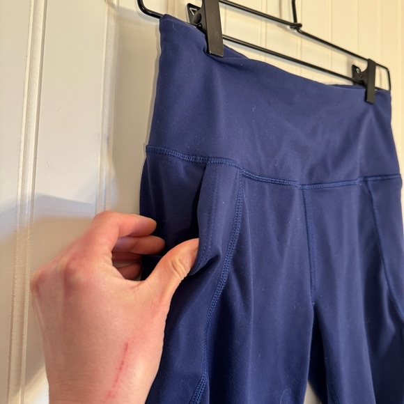 Victorias Secret Sport Women’s Royal Blue Knockout Mesh Back Leggings Size Small - Picture 4 of 13